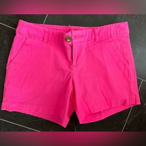LIKE NEW Lilly Pulitzer pink shorts size 0